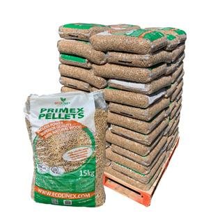 Granulés de Bois Primex pellets - palette de 65 sacs de 15kg  - 975 kg